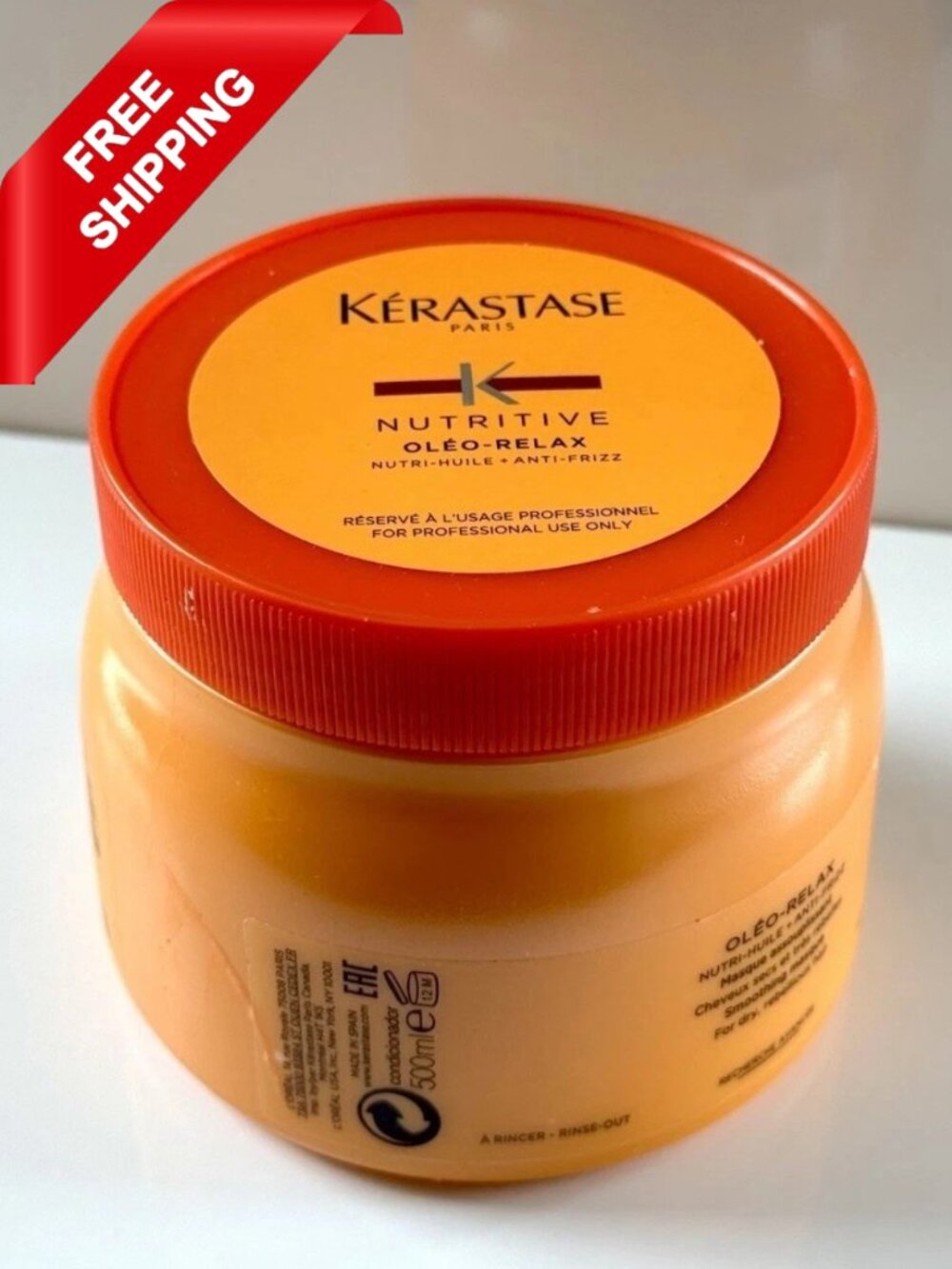 Professional Anti-Frizz Nourishing Hair Mask 500ml Deep Conditioning Treatment
